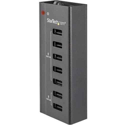Main Image for StarTech.com 7 Port USB Charging Station with 5x 1A Ports and 2x 2A Ports - USB Charging Strip for Multiple Devices - Smart Charging Capabilities - Wall-Mount Bracket