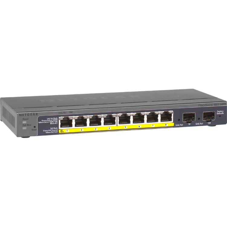 Alternate-Image1 Image for Netgear ProSafe GS110TP Ethernet Switch