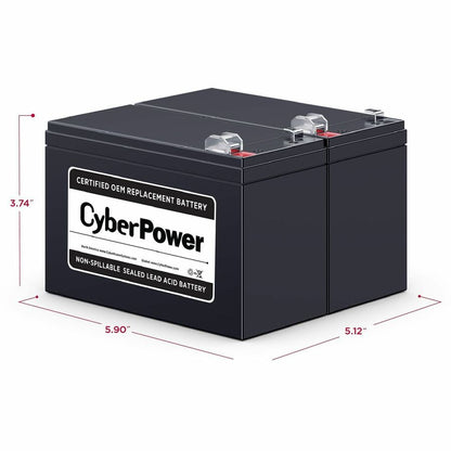 Alternate-Image2 Image for CyberPower RB1290X2 Replacement Battery Cartridge