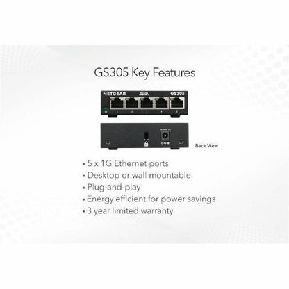 Alternate-Image5 Image for Netgear Business GS305 Ethernet Switch
