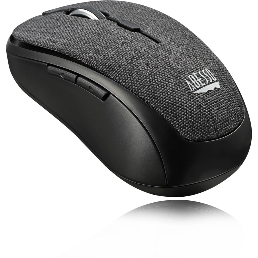 Alternate-Image1 Image for Adesso iMouse S80B - Wireless Fabric Optical Mini Mouse (Black)