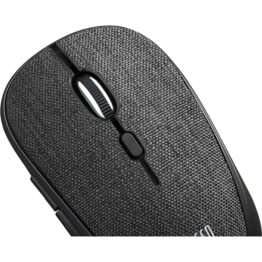 Alternate-Image5 Image for Adesso iMouse S80B - Wireless Fabric Optical Mini Mouse (Black)