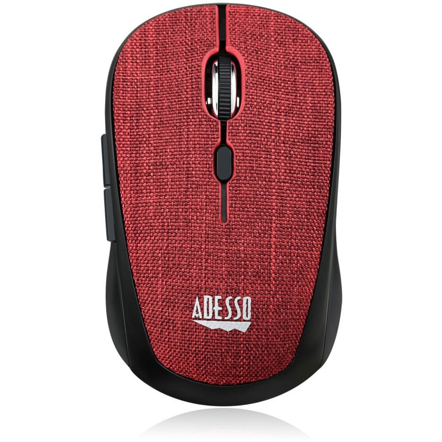 Alternate-Image3 Image for Adesso iMouse S80R - Wireless Fabric Optical Mini Mouse (Red)