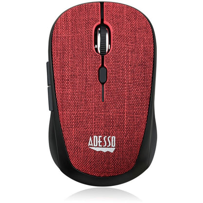 Alternate-Image3 Image for Adesso iMouse S80R - Wireless Fabric Optical Mini Mouse (Red)