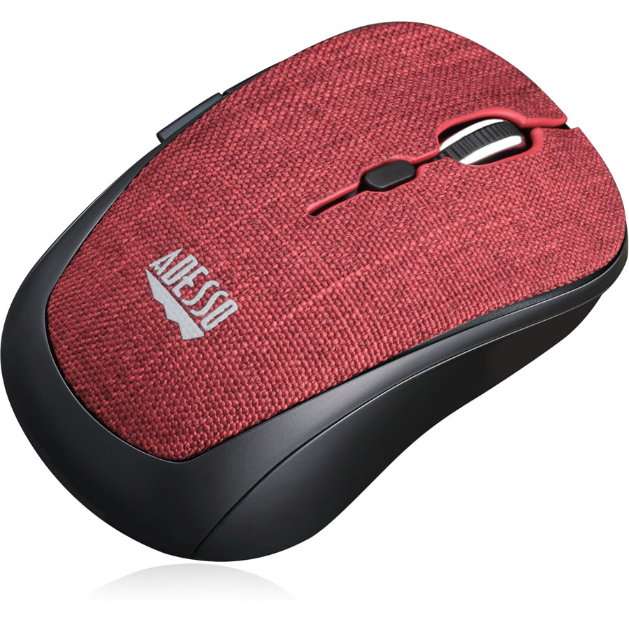 Alternate-Image5 Image for Adesso iMouse S80R - Wireless Fabric Optical Mini Mouse (Red)
