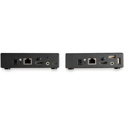 Rear Image for StarTech HDMI KVM Extender over IP Network, 4K 30Hz HDMI and USB over LAN or Cat5e/Cat6 Ethernet (100m/330ft), Remote KVM Console, TAA