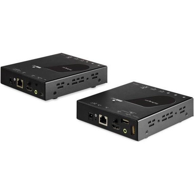 Left Image for StarTech HDMI KVM Extender over IP Network, 4K 30Hz HDMI and USB over LAN or Cat5e/Cat6 Ethernet (100m/330ft), Remote KVM Console, TAA