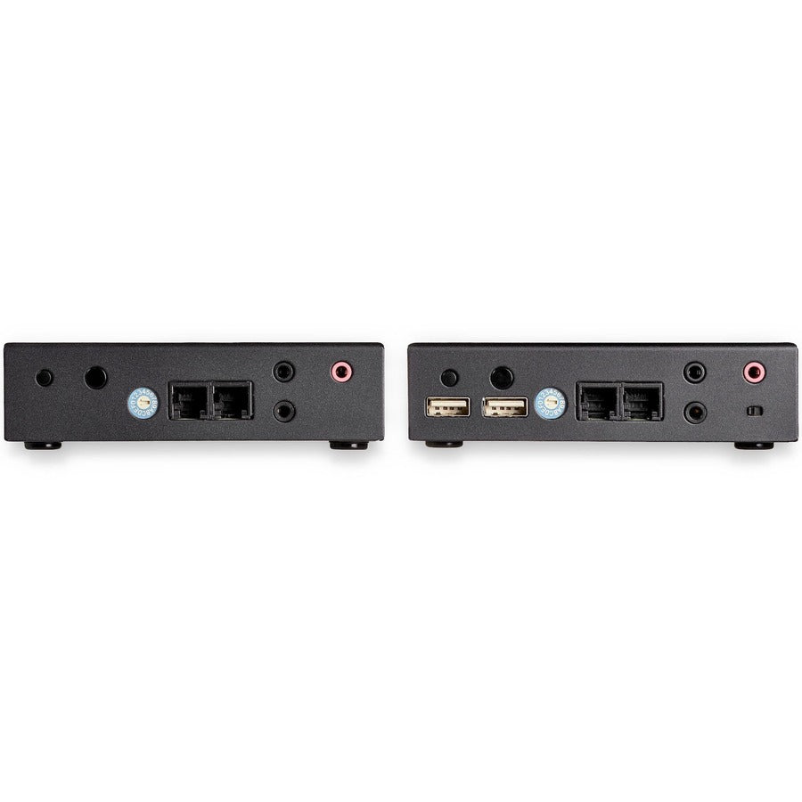 Front Image for StarTech HDMI KVM Extender over IP Network, 4K 30Hz HDMI and USB over LAN or Cat5e/Cat6 Ethernet (100m/330ft), Remote KVM Console, TAA