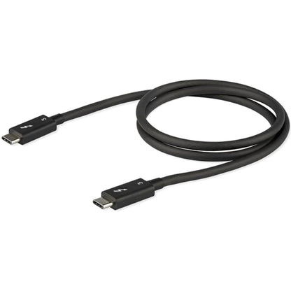 Alternate-Image2 Image for StarTech.com 2.6ft (80cm) Thunderbolt 3 Cable, 40Gbps, 100W PD, 4K/5K Video, Thunderbolt-Certified, Compatible w/ TB4/USB 3.2/DisplayPort
