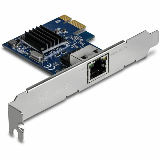 Main Image for TRENDnet 2.5GBASE-T PCIe Network Adapter, TEG-25GECTX, Convert a PCIe Port into a 2.5G Ethernet Port, 802.1Q VLAN Tagging, Windows Support, NDAA & TAA Compliant