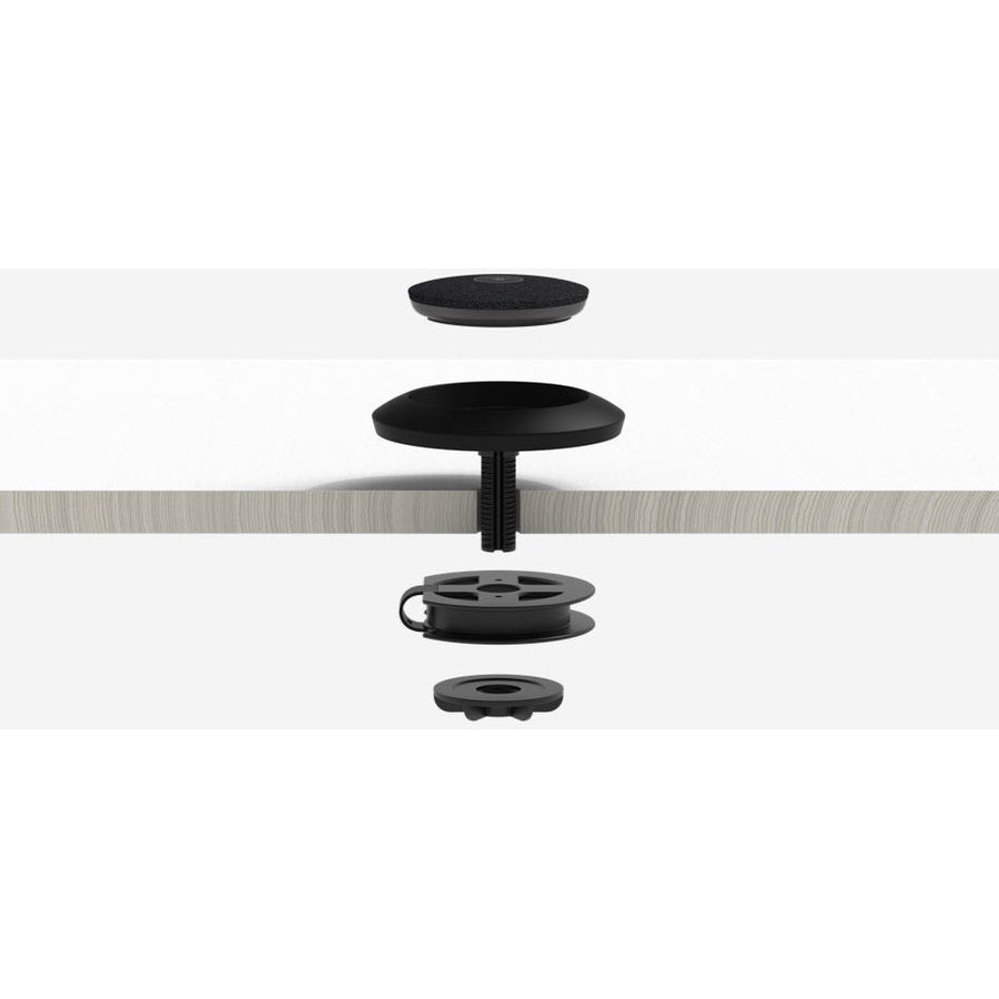 Alternate-Image4 Image for Logitech Desk Mount for Microphone - Graphite