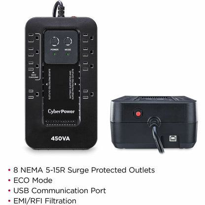 Alternate-Image1 Image for CyberPower EC450G Ecologic UPS Systems