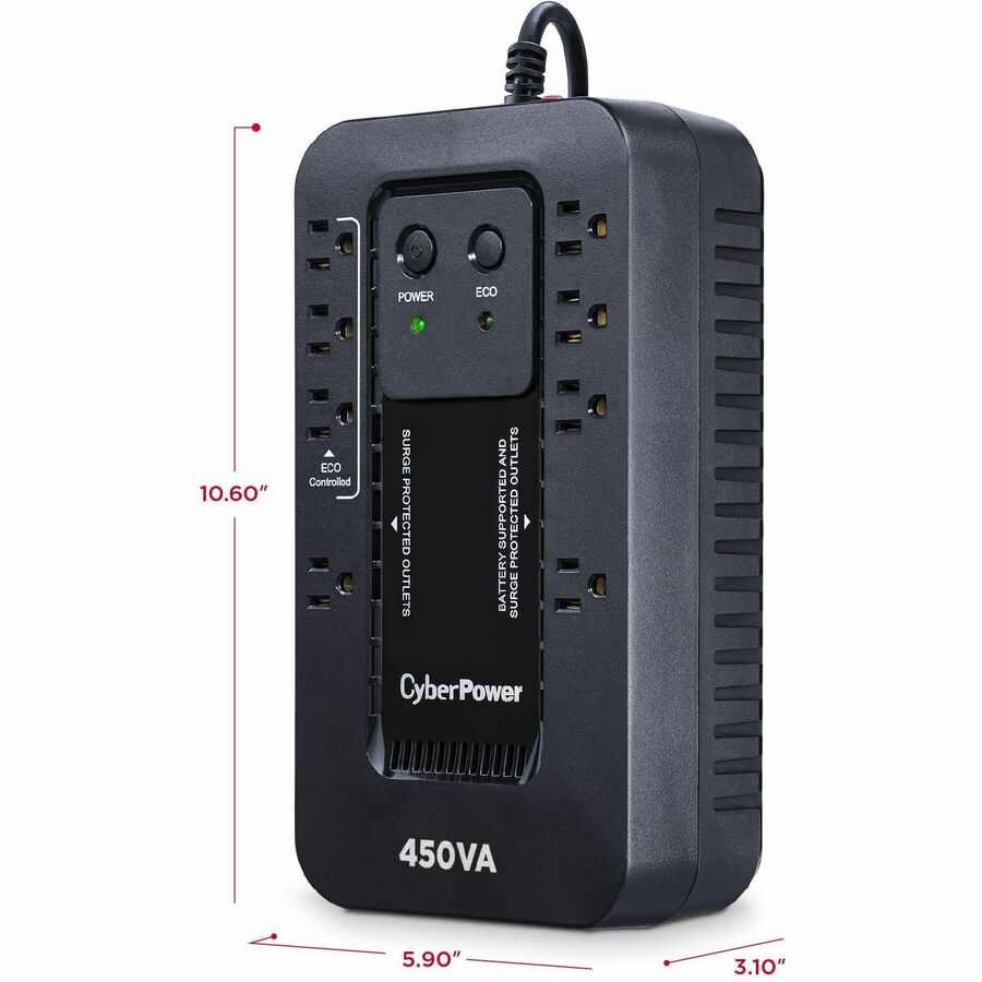 Alternate-Image2 Image for CyberPower EC450G Ecologic UPS Systems