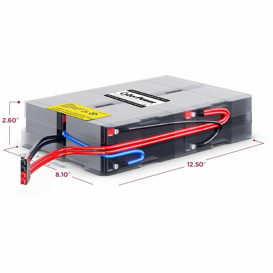 Alternate-Image2 Image for CyberPower RB1290X4F Replacement Battery Cartridge