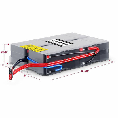 Alternate-Image2 Image for CyberPower RB1290X4F Replacement Battery Cartridge