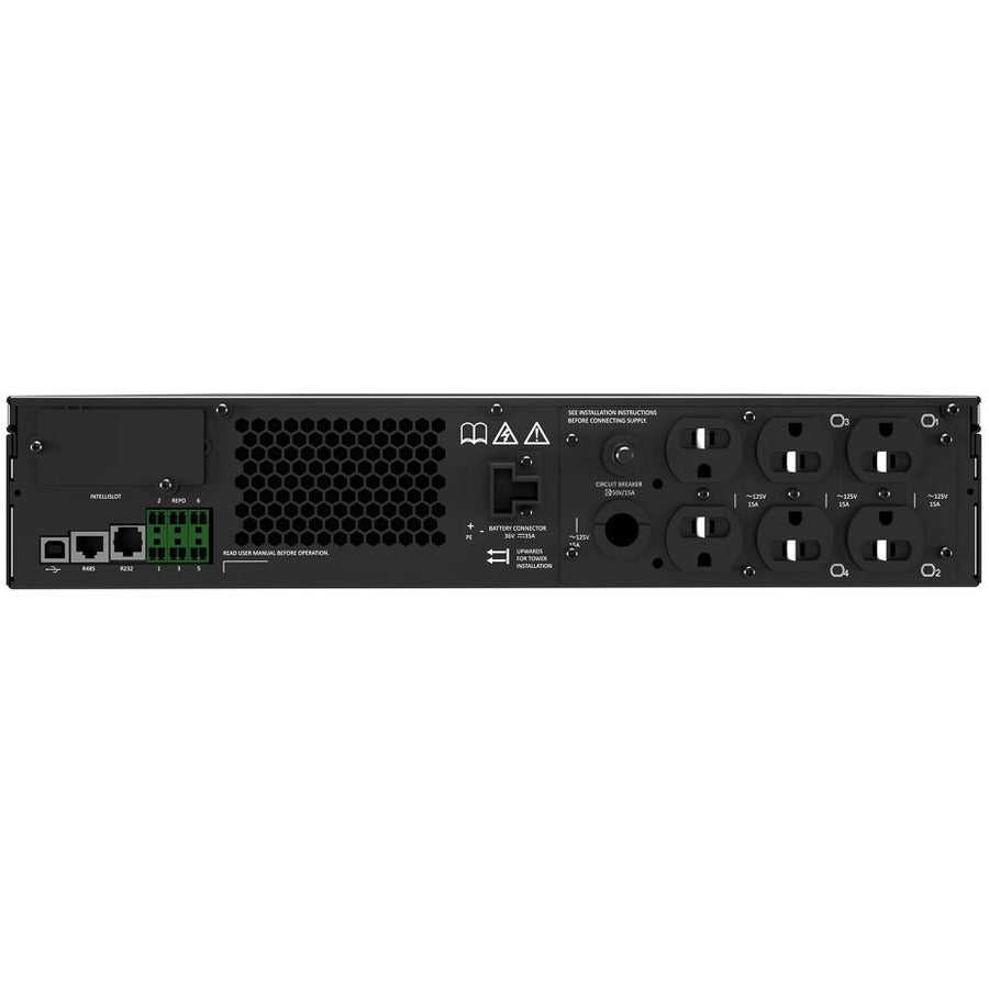 Rear Image for Vertiv Liebert GXT5 UPS - 1000VA/1000W 120V | Online Rack Tower Energy Star