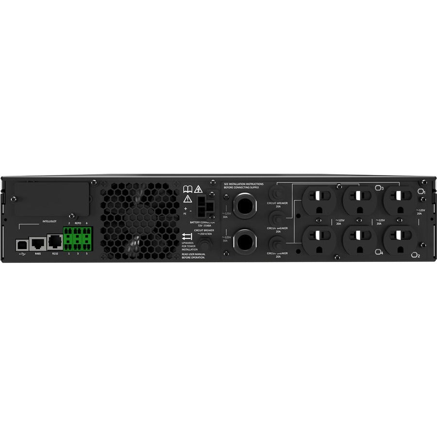 Rear Image for Vertiv Liebert GXT5 UPS - 3000VA/2700W 120V | Online Rack Tower Energy Star