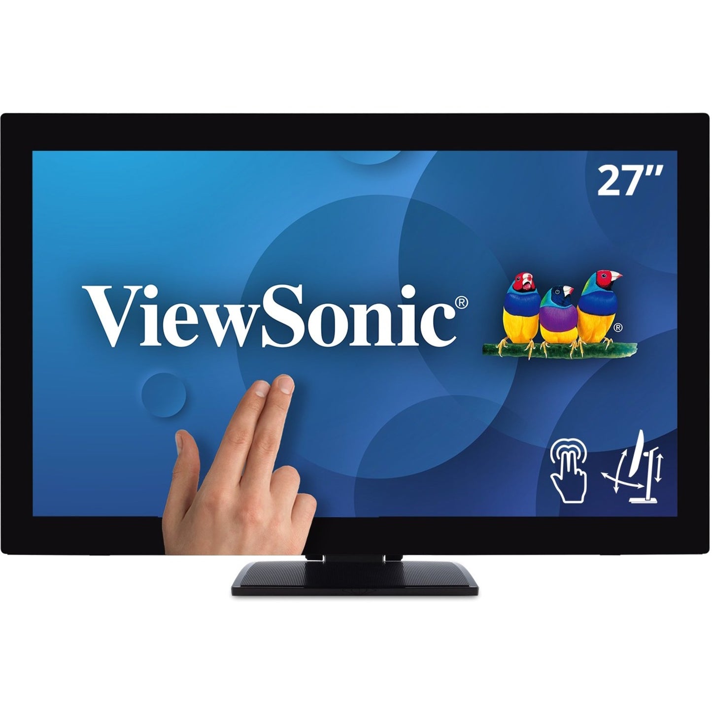 Main Image for ViewSonic TD2760 27" 1080p Ergonomic 10-Point Multi Touch Monitor with RS232, HDMI, and DP