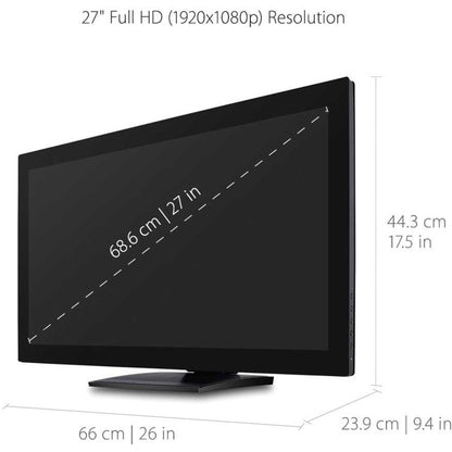 Alternate-Image2 Image for ViewSonic TD2760 27" 1080p Ergonomic 10-Point Multi Touch Monitor with RS232, HDMI, and DP