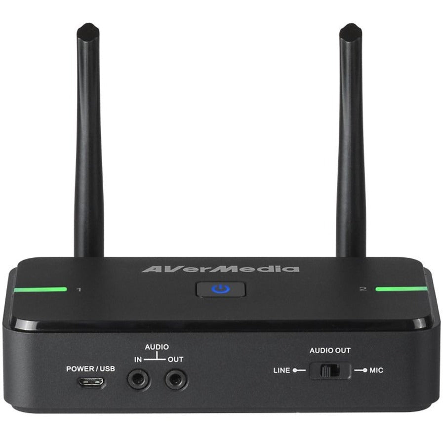 Alternate-Image1 Image for AVerMedia Wireless Microphone and Receiver. TAA and NDAA Compliant