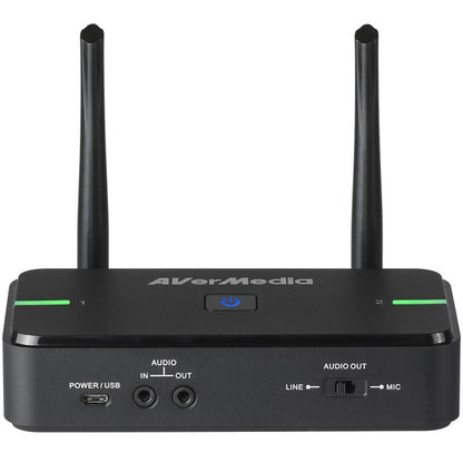 Alternate-Image1 Image for AVerMedia Wireless Microphone and Receiver. TAA and NDAA Compliant