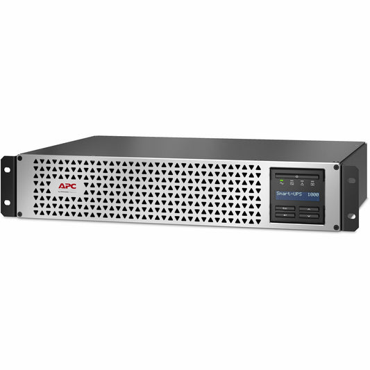 Main Image for APC Smart-UPS, Line Interactive, 1000VA, Lithium-ion, Rackmount 2U, 120V, 6x NEMA 5-15R outlets, SmartConnect Port+SmartSlot, Short Depth, AVR, LCD