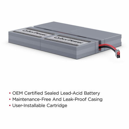 Alternate-Image3 Image for CyberPower RB0690X4B Replacement Battery Cartridge