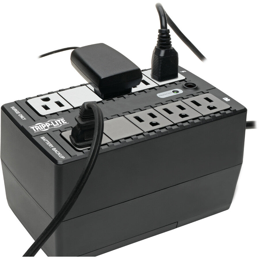 Alternate-Image1 Image for Eaton Tripp Lite Series Standby UPS 450VA 255W - 8 5-15R Outlets, 120V, 50/60 Hz, 5-15P Plug, Desktop/Wall Mount