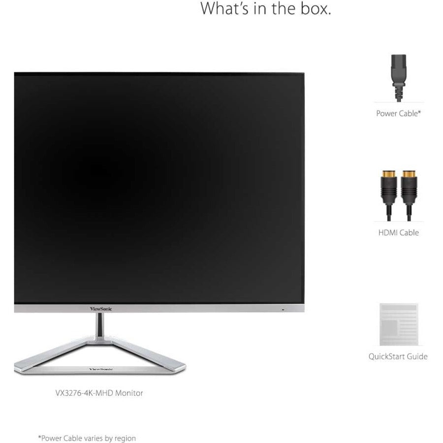 Alternate-Image8 Image for ViewSonic VX3276-4K-MHD 32 Inch 4K UHD Monitor with Ultra-Thin Bezels, HDR10 HDMI and DisplayPort for Home and Office