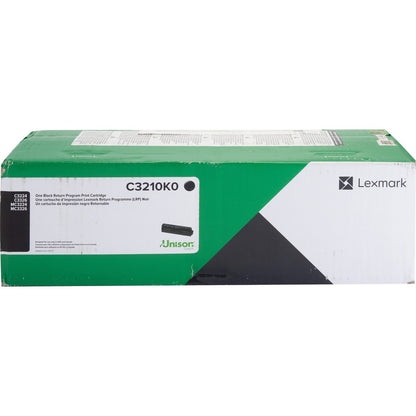 Front Image for Lexmark Unison Original Laser Toner Cartridge - Black - 1 Each
