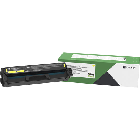 Main Image for Lexmark Unison Original Laser Toner Cartridge - Yellow - 1 Each