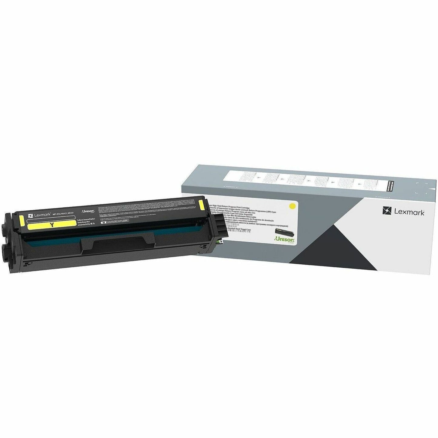 Main Image for Lexmark Original Laser Toner Cartridge - Yellow Pack