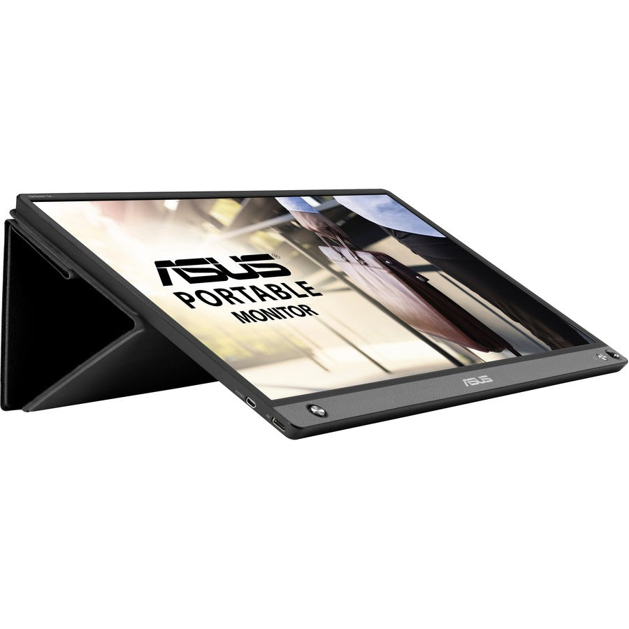 Alternate-Image1 Image for Asus ZenScreen GO MB16AHP 16" Class Full HD LCD Monitor - 16:9 - Black, Gray