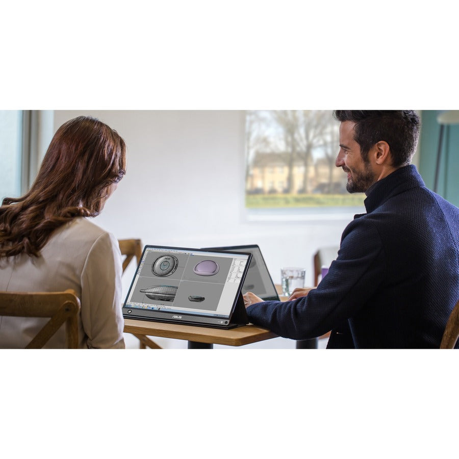 Alternate-Image7 Image for Asus ZenScreen GO MB16AHP 16" Class Full HD LCD Monitor - 16:9 - Black, Gray