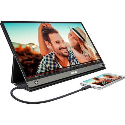 Alternate-Image5 Image for Asus ZenScreen GO MB16AHP 16" Class Full HD LCD Monitor - 16:9 - Black, Gray