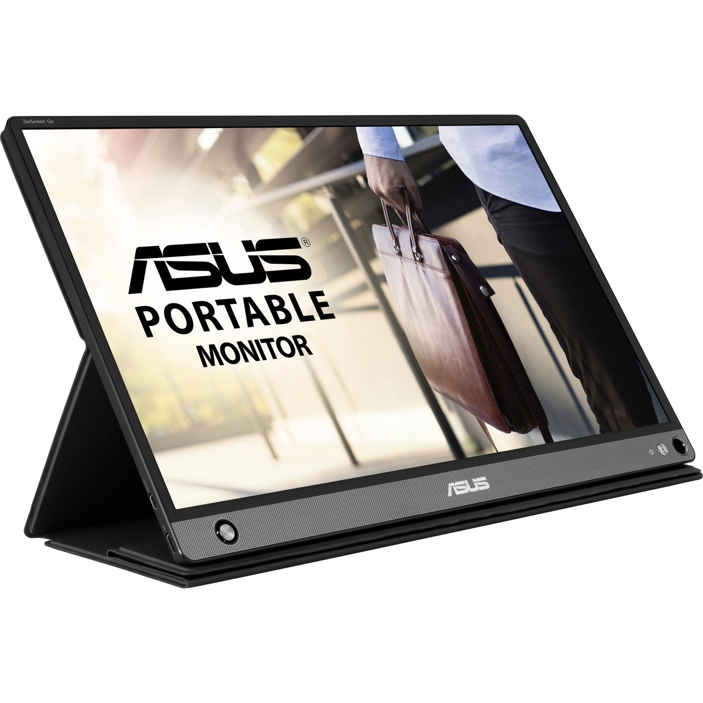 Main Image for Asus ZenScreen GO MB16AHP 16" Class Full HD LCD Monitor - 16:9 - Black, Gray