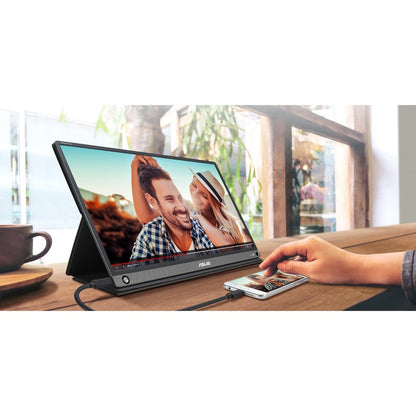 Alternate-Image6 Image for Asus ZenScreen GO MB16AHP 16" Class Full HD LCD Monitor - 16:9 - Black, Gray