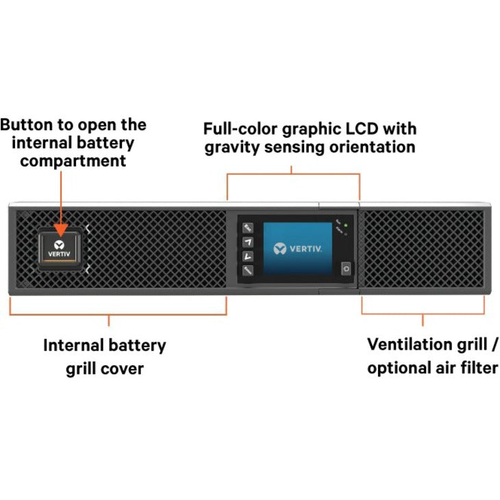 Alternate-Image1 Image for Vertiv Liebert GXT5 1500VA 120V UPS with SNMP/Webcard