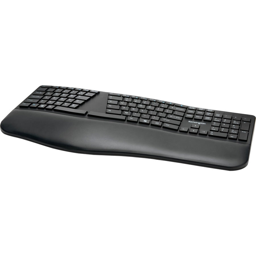 Left Image for Kensington Pro Fit Ergo Wireless Keyboard-Black