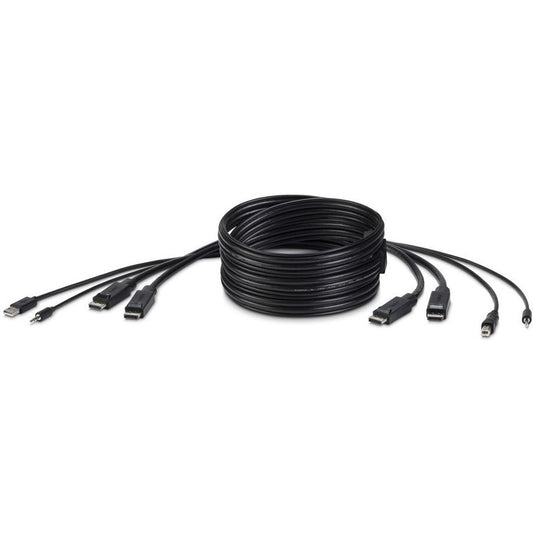 Main Image for Belkin TAA DUAL DP/USB/AUD SKVM CBL, DP M/M; USB A/B, 6'