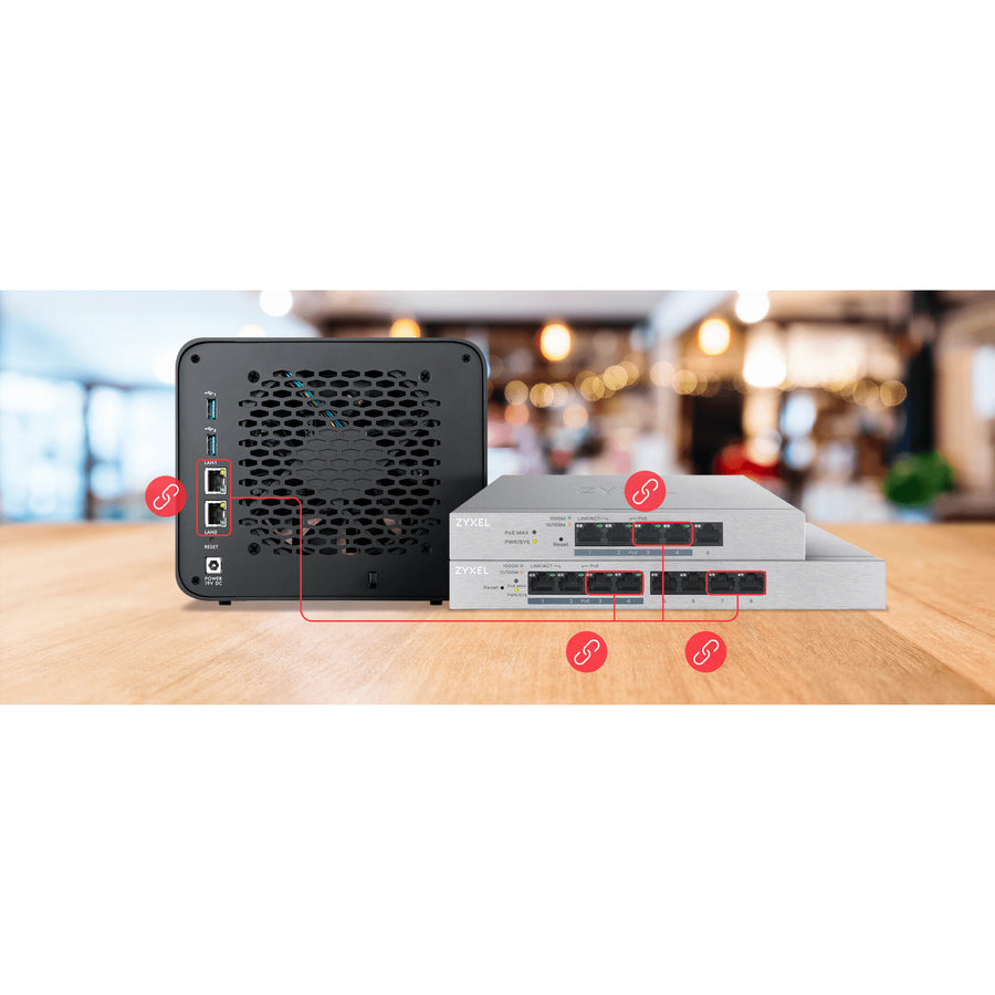 Alternate-Image8 Image for ZYXEL 8-Port GbE Web Managed PoE Switch