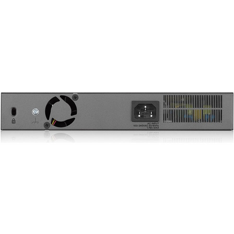 Alternate-Image2 Image for ZYXEL GS1350-12HP 8-Port Gigabit Smart Nebula Cloud Managed PoE Switch | 8 PoE+ Ports at 130W with 2 SFP Uplinks