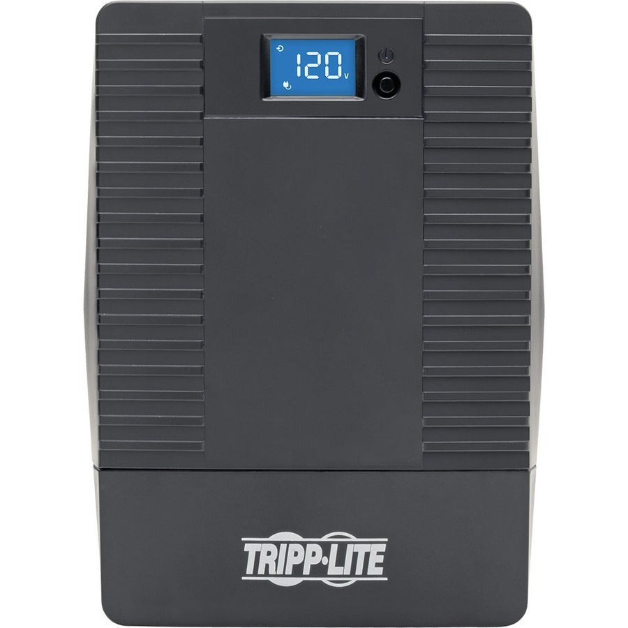 Front Image for Eaton Tripp Lite Series 1000VA 560W Line-Interactive UPS - 8 NEMA 5-15R Outlets, AVR, 120V, 50/60 Hz, USB, LCD, Tower