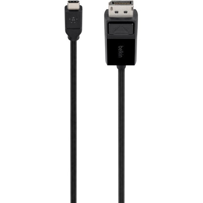 Alternate-Image1 Image for Belkin USB-C to DisplayPort Adapter Cable 4k 60Hz 6 foot - Black