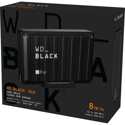 Alternate-Image1 Image for WD Black D10 WDBA3P0080HBK 8 TB Desktop Hard Drive - External - Black