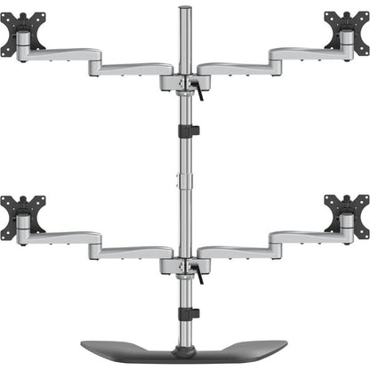 Rear Image for StarTech Quad Monitor Stand, Desktop VESA 4 Monitor Arm up to 32" (17.6lb/8kg) Screens, Ergonomic Articulating Pole Mount, Adjustable