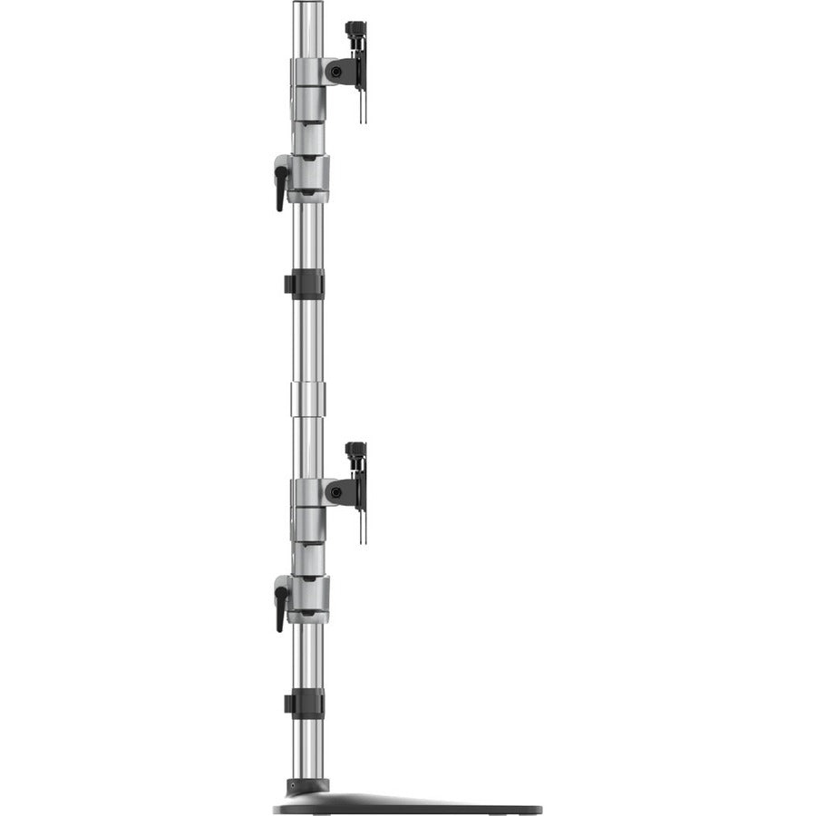 Right Image for StarTech Quad Monitor Stand, Desktop VESA 4 Monitor Arm up to 32" (17.6lb/8kg) Screens, Ergonomic Articulating Pole Mount, Adjustable