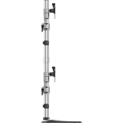 Right Image for StarTech Quad Monitor Stand, Desktop VESA 4 Monitor Arm up to 32" (17.6lb/8kg) Screens, Ergonomic Articulating Pole Mount, Adjustable