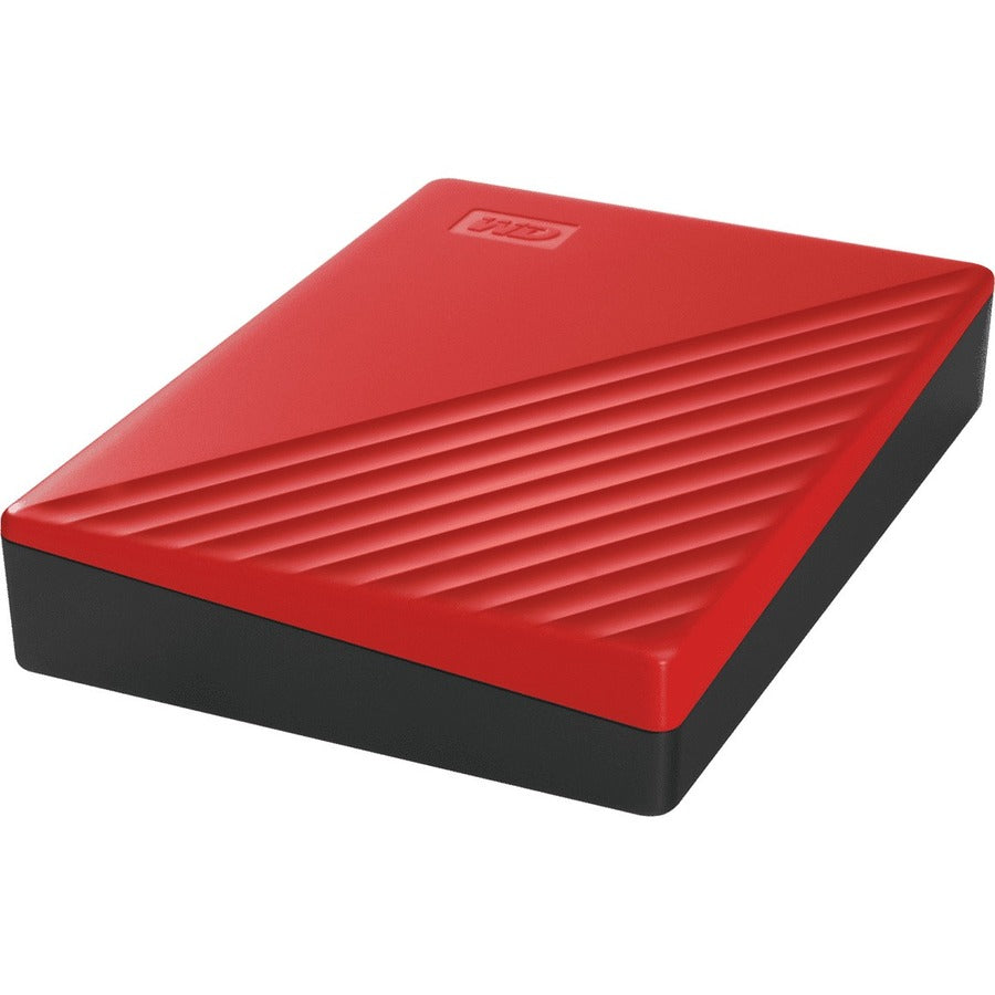 Alternate-Image3 Image for WD My Passport WDBPKJ0040BRD-WESN 4 TB Portable Hard Drive - External - Red