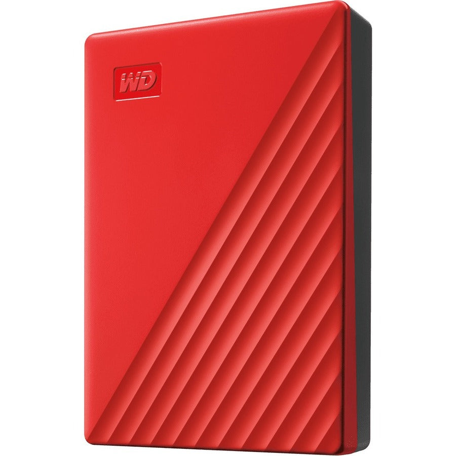 Alternate-Image1 Image for WD My Passport WDBPKJ0040BRD-WESN 4 TB Portable Hard Drive - External - Red